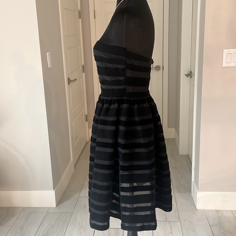Cynthia Rowley Velvet Ribbon Mesh Strapless Dress Size 2 NWT - Picture 5 of 13